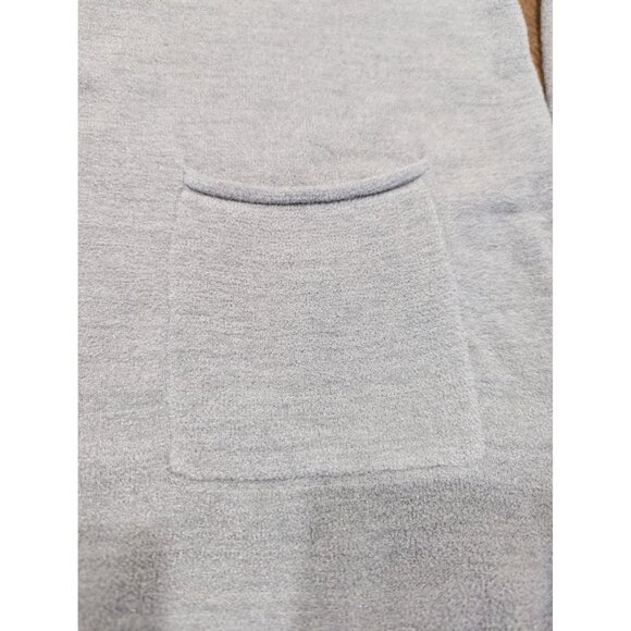 Barefoot Dreams CozyChic Ultra Lite Gray Cardigan Large - Picture 4 of 7